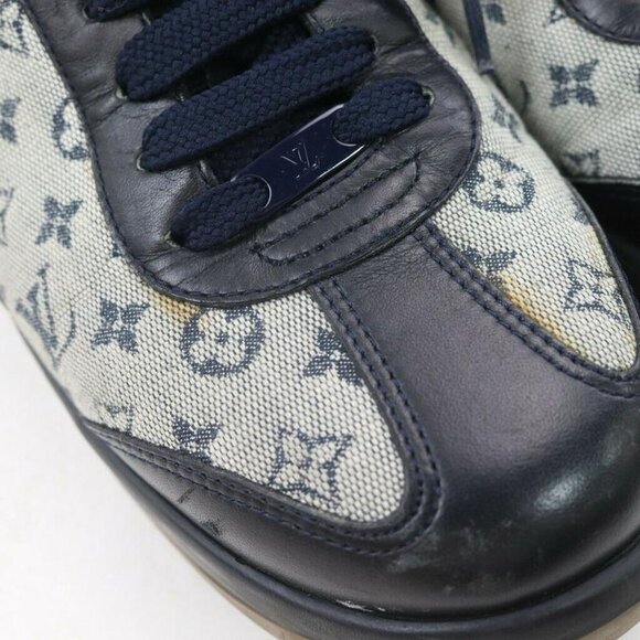 Louis Vuitton Women\'s 36 Navy Monogram Mini Lin main image 9